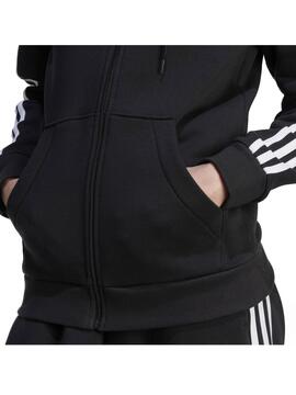 Chaqueta Adidas 3S W Negro