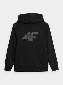 Sudadera 4F Negra Niño