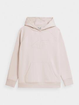 Sudadera 4F Crema Mujer
