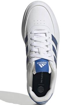 Zapatilla Adidas Breaknet Blanco Azul Hombre