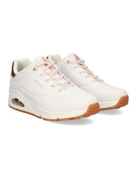 Zapatilla Skechers Shimmer Away Blanco Mujer