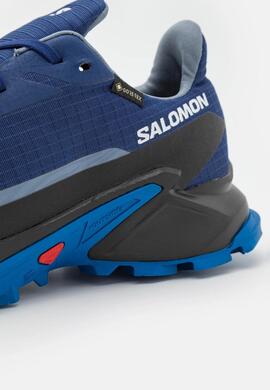 Zapatilla Salomon Alphacross 5 GTX Azul Hombre
