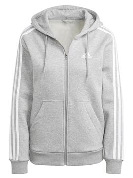 Chaqueta Adidas 3S Gris Mujer