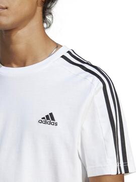 Camiseta Adidas 3S Blanco Hombre