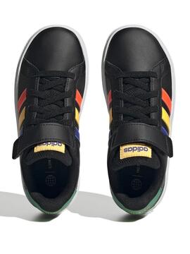 Zapatilla Adidas Grand Court Negro/Colores Unisex