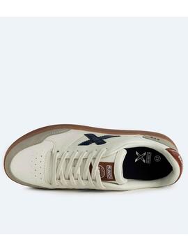 Zapatilla Munich Legit  Beige Gris Granate Hombre