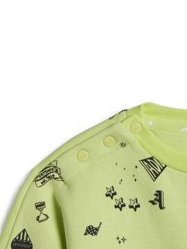 Chandal Adidas Bluv Fosforito Bebe