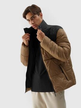 Abrigo 4F Down Marron/Negro Hombre