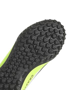 Bota Futbol Adidas Crazyfast Turf Bco/Amarillo