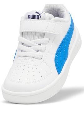 Zapatilla Puma Rickie Blanco Azul Bebe