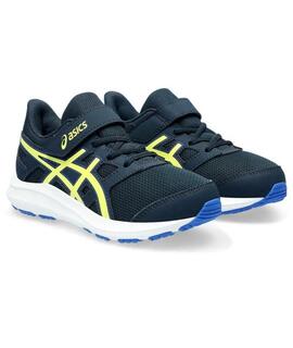 Zapatilla Asics Jolt 4 Marino Fosforito Niñ@