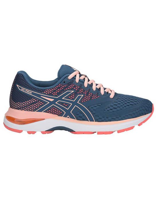 Zapatilla Asics GEL PULSE 10 Azul Rosa Mujer