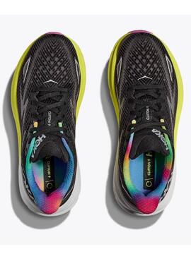 Zapatilla Hoka Clifton 9 Negro/Multi Unisex