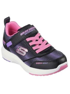 Zapatilla Skechers Dynamic Treal WP Azul/Lila Niña