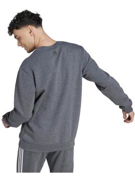 Sudadera Adidas BL FL Gris Hombre