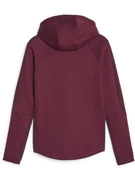 Chaqueta Puma EVO Full-Zip Granate Mujer