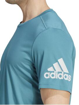 Camiseta Adidas Turquesa Hombre