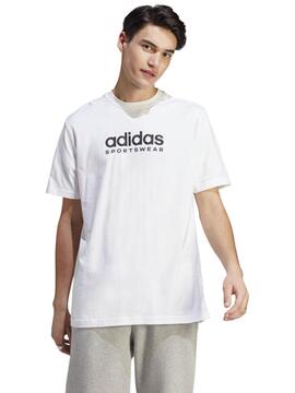 Camiseta Adidas Blanca Hombre