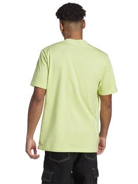 Camiseta Adidas Verde Fosforito Hombre