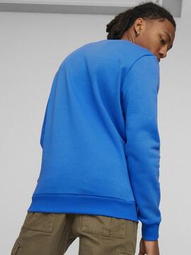 Sudadera Puma Col Logo Azulon Hombre