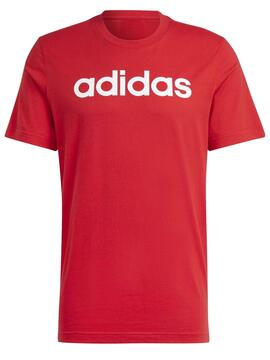 Camiseta Adidas ESS Lin Rojo Hombre