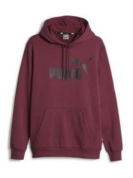 Sudadera Puma Ess Big Logo Granate Hombre
