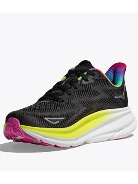 Zapatilla Hoka Clifton 9 Negro/Multi Hombre