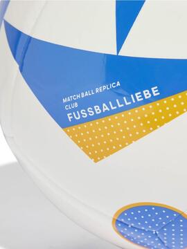 Balon Futbol Adidas Euro24 Bco/Azul/Naranja
