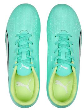 Bota Futbol Puma Ultra Play MG Verde Niñ@