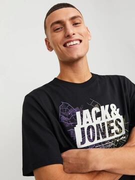 Camiseta Jack and Jones Negra M