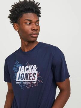 Camiseta Jack and Jones Azul M