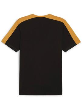 Camiseta Puma Tape Naranja/Negro Hombre