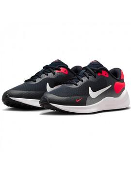 Zapatilla Nike Revolution 7 Jr Marino/Rojo