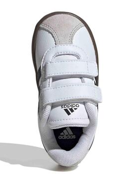 Zapatilla Adidas VL Court 3 Bco/Negro Bebe