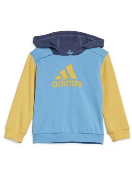 Chandal Adidas Jog Azul/Amarillo Bebe