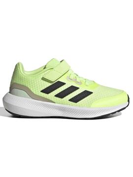 Zapatilla Adidas Runfalcon 3 Verde Fosforito Jr