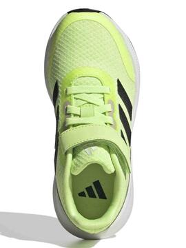 Zapatilla Adidas Runfalcon 3 Verde Fosforito Jr