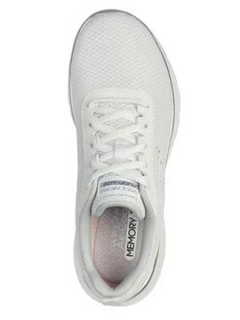 Zapatilla Skechers Flex Appeal W Blanco/Plata