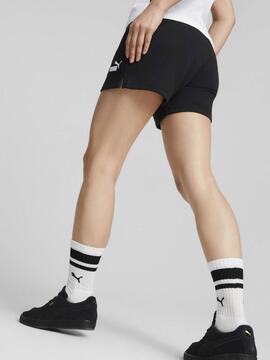 Pantalon Corto Puma ESS Sweat W Negro