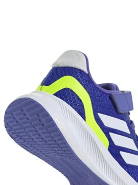 Zapatilla Adidas Runfalcon 5 Azulon/Fosforito Jr