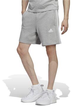 Pantalon Corto Adidas 3S M Gris