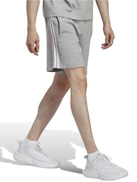 Pantalon Corto Adidas 3S M Gris