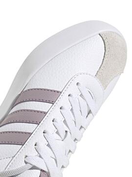 Zapatilla Adidas VL Court W Bco/Rosa