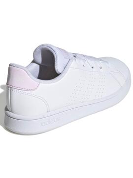 Zapatillas Adidas Advantage Blanco Rosa W