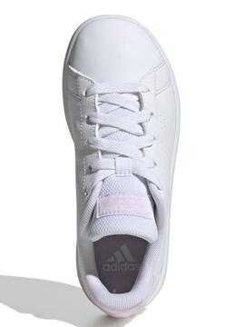 Zapatillas Adidas Advantage Blanco Rosa W