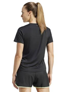 Camiseta Adidas Run It W Negro