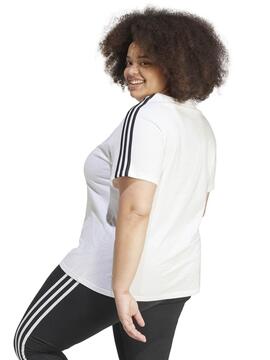 Camiseta Adidas 3S W Blanco