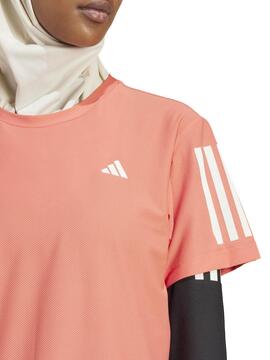 Camiseta Adidas OTR W Coral