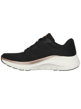 Zapatillas Skechers Arch Fit Negro Dorado W