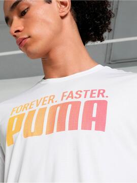 Camiseta Tecnica Puma Run Fav Blanco Hombre